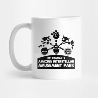 Dr. Eggman's Amazing Interstellar Amusement Park - Park T-Shirt - Black Mug